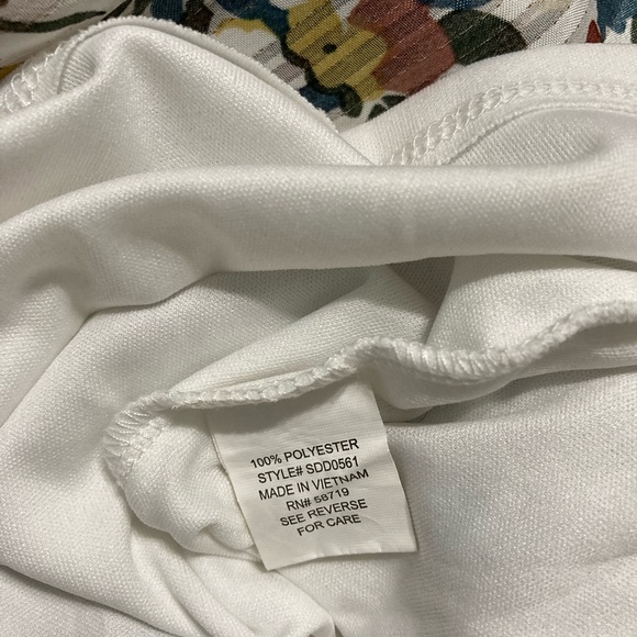 NY Collection petite empire waist floral flutter sleeve dress Size PL - Picture 5 of 6